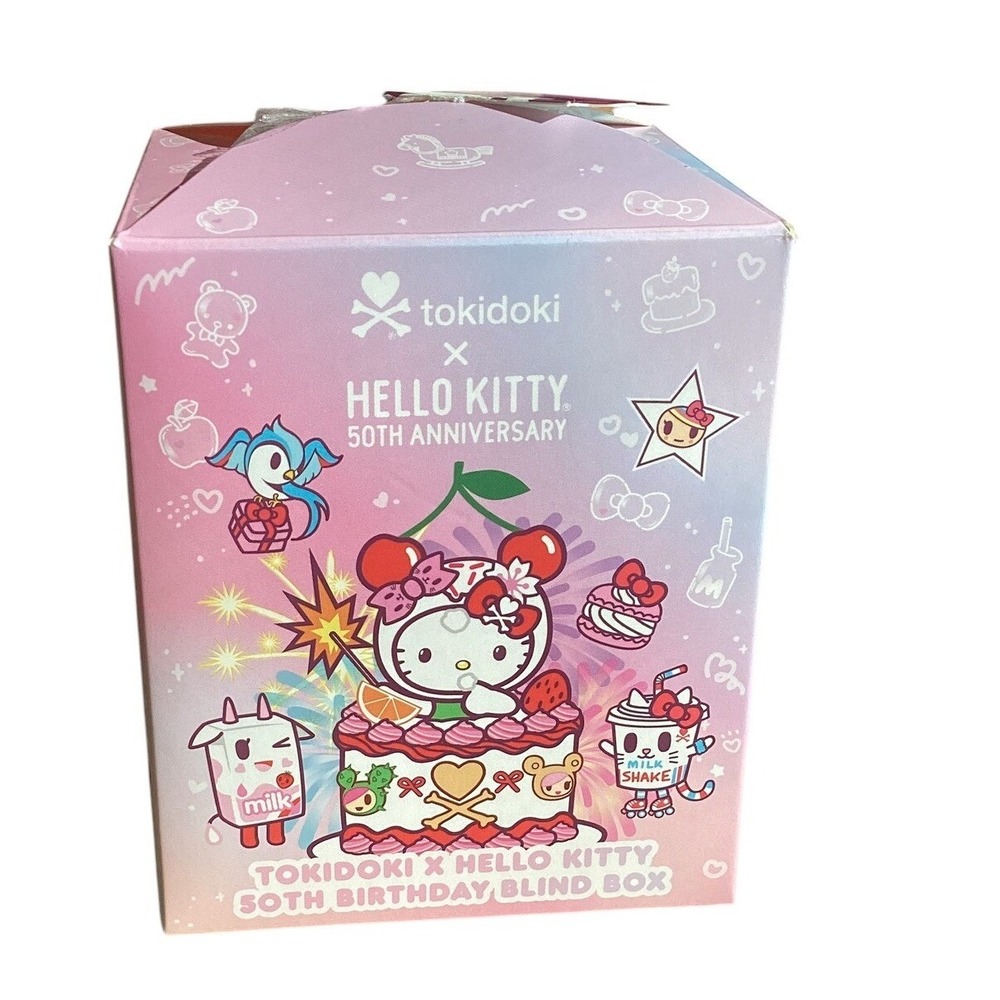 Tokidoki Hello Kitty 50th Anniv Party Hello Kitty Unicorno Blind Box Figure rare